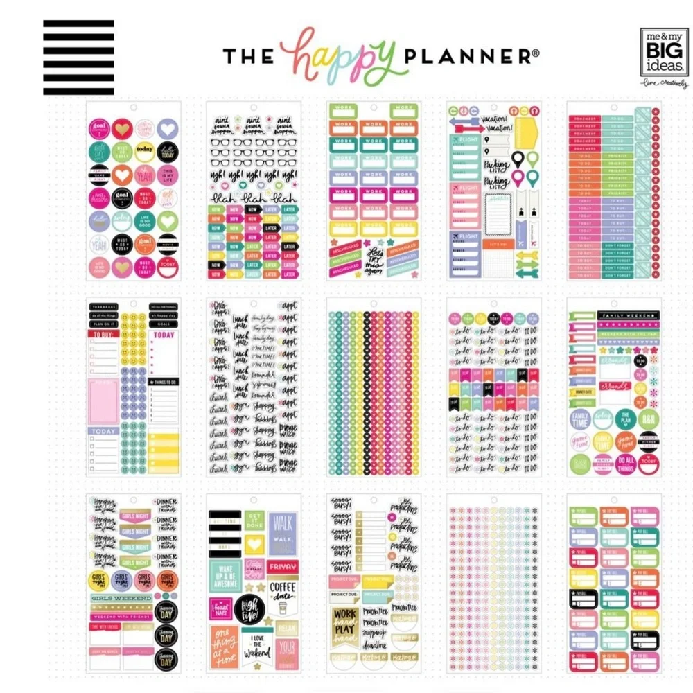 The Happy Planner “Planner Basics” Sticker Book